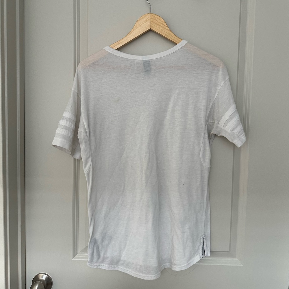 Adidas Long White Tee - Picture 2 of 3